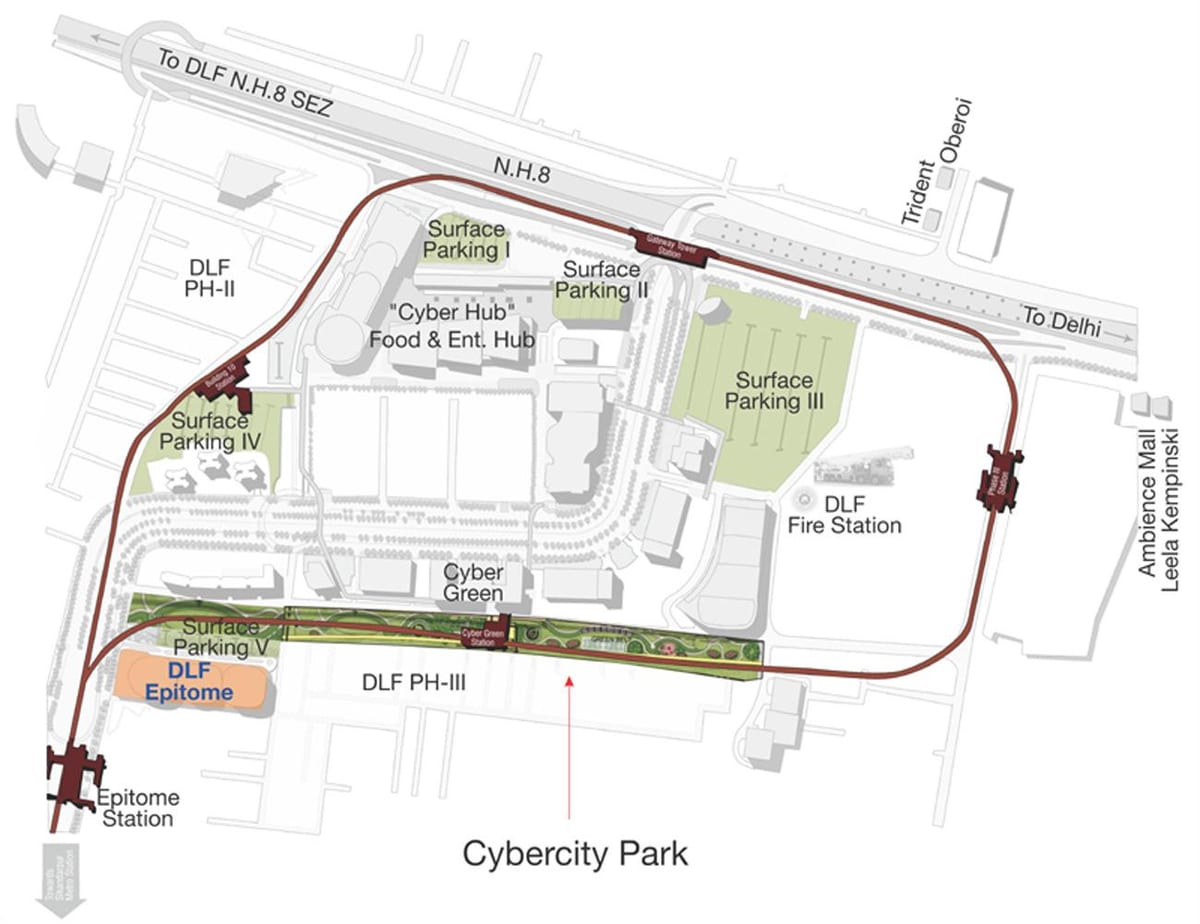 carte de DLF Chennai